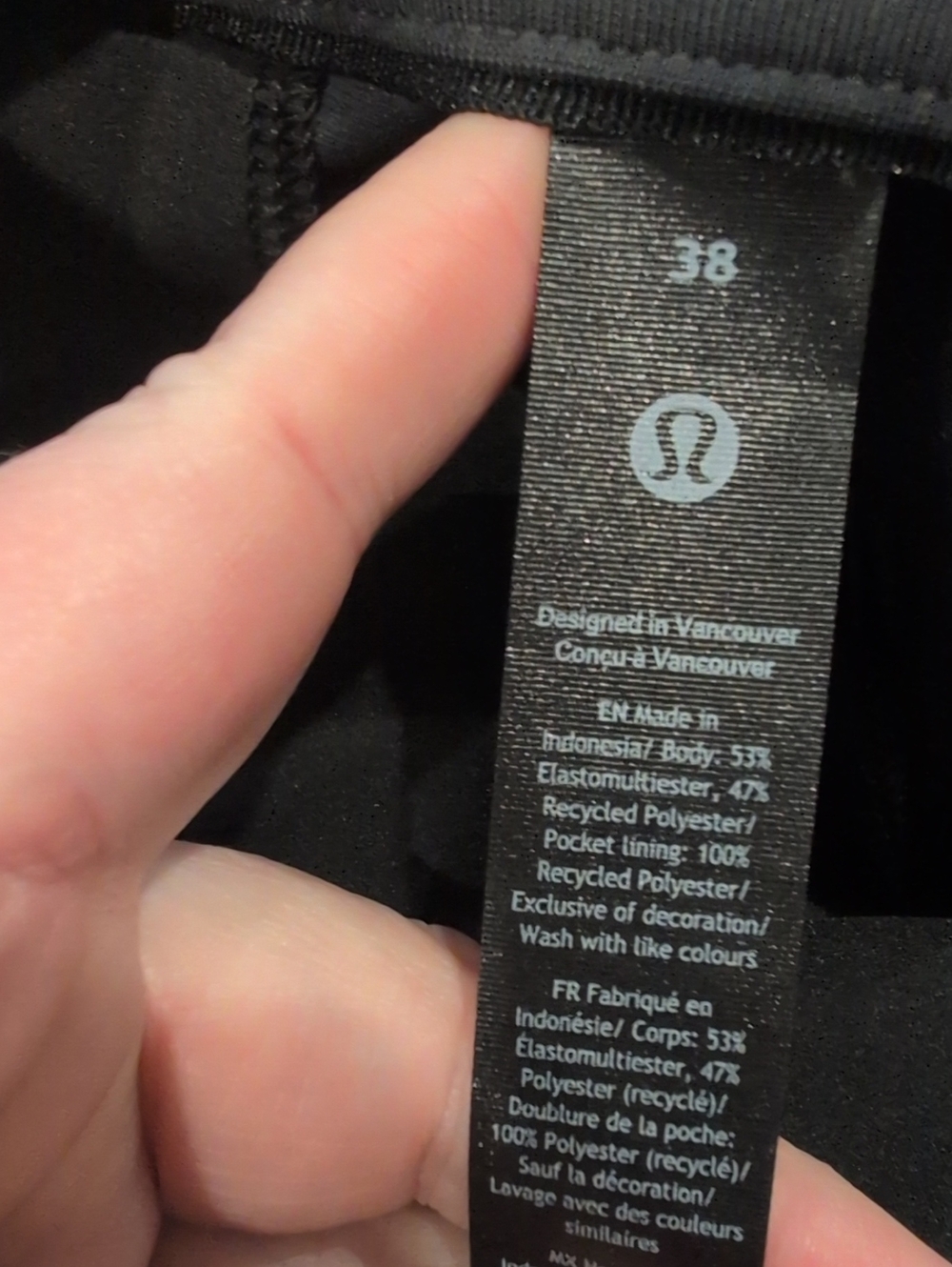 Lululemon ABC Classic-Fit Trouser 32" *Warpstreme Obsidian Like New - Picture 11 of 11
